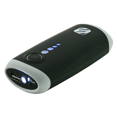 Batería de respaldo portátil con linterna de emergencia, 4400 mAh