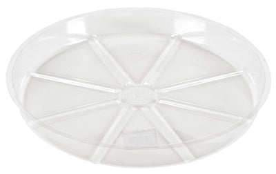 Platillo para plantas, transparente, 14 pulgadas (paquete de 25)