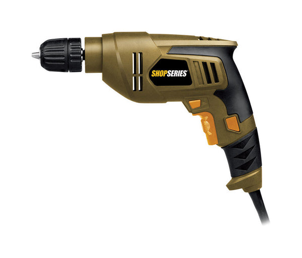 Rockwell ShopSeries 3/8 in. Keyless VSR Corded Drill Bare Tool 4.5 amps 3000 rpm