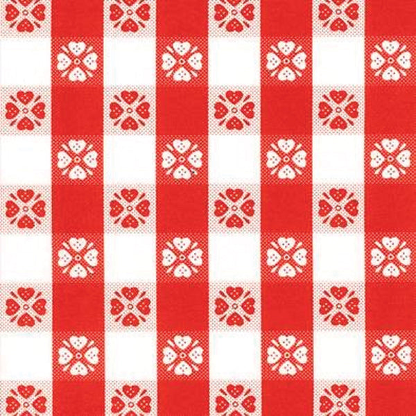 Magic Cover 54-66013-15y - Funda para artículos de jardín con reverso de franela a cuadros rojos y blancos de 15 yardas x 54 pulgadas (paquete de 45)