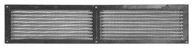 Aluminum Face On Vent, Galvanized, 16 In. x 4 In.