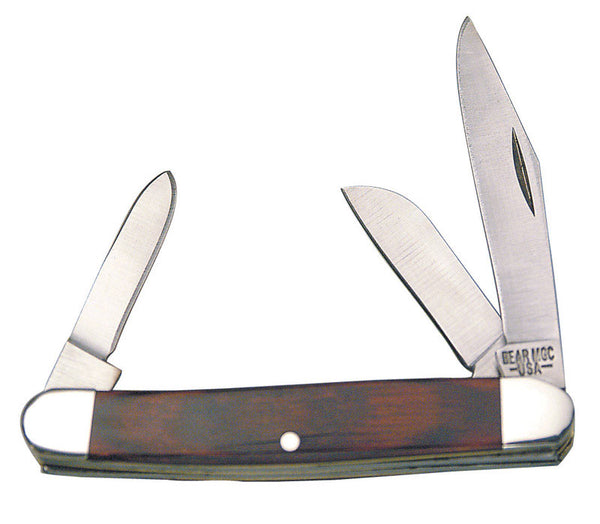 Bear & Son Cutlery Midsize Stockman Brown 440 Stainless Steel 5-5/8 in. Pocket Knife