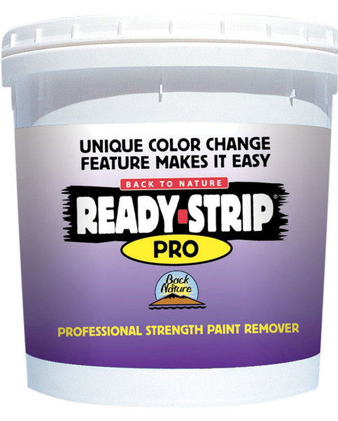 Removedor de pintura Ready-Strip Pro, no inflamable y respetuoso con el medio ambiente, de regreso a la naturaleza, 1 cuarto de galón.
