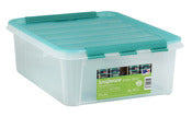 Snapware 1116473 17.5 X 13.5 X 5.6 Clear/Green Smart Store® Poly Home Storage Container