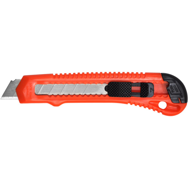 Cuchillo de hoja fija TechniEdge de 5,5 pulgadas, color naranja (paquete de 30)