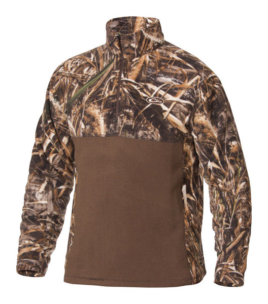 Camisa de golf con cuello Realtree Max-5 de manga larga para hombre Drake MST L