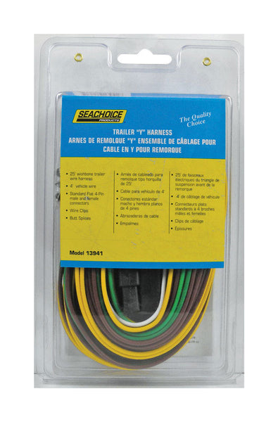 Seachoice 4 Flat Trailer Y Wiring Harness 48 in.