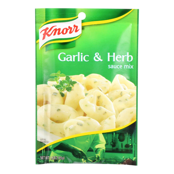 Knorr Sauce Mix - Garlic and Herb - 1.6 oz - Case of 12 (Pack of 12)