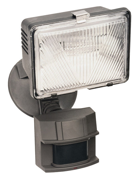 Heath Zenith Motion-Sensing Hardwired Halogen Bronze Security Light