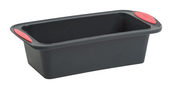 Trudeau Maison 4-1/2 in. W x 8-1/2 in. L Loaf Pan Coral/Gray 1 pk