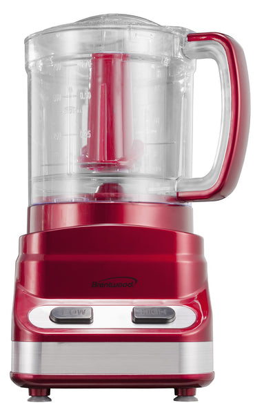 Brentwood Fp-548 3 Cup Red Food Processor