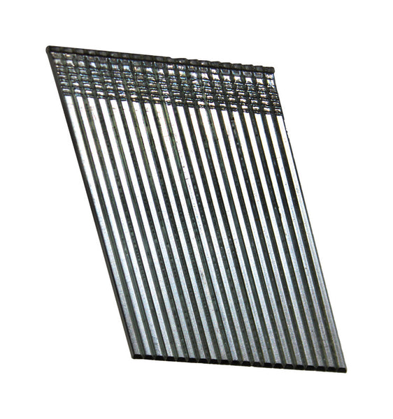 National Nail Pro-Fit 1-1/2 in. 15 Ga. Angled Strip Electro Galvanized Nails 25 deg 500 pk