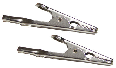 Pinza de cocodrilo, 12 voltios CC, 1,25 pulg., paquete de 2.