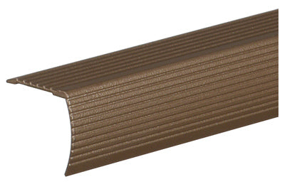 Barra de alfombra, adhesiva, acabado cacao, 1-1/8 x 36 pulgadas.