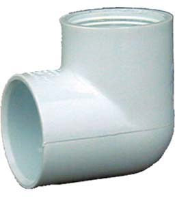 Productos Genova 33920 2 codos hembra de PVC de 40 a 90 mm