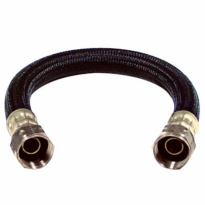 Water Heater Connection Hose, Flexible, Braided, 3/4 FIP x 3/4 FIP x 15-In.