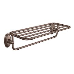 ESTANTE PARA TOALLAS DE BRONCE FROTADO CON ACEITE