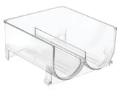 InterDesign 71030 2 Bottle Clear Stackable Wine Storage Rack