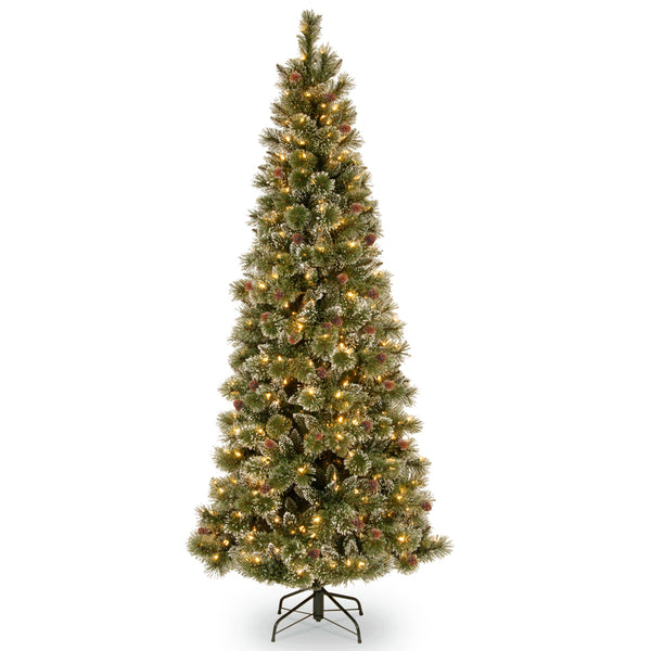 TREE GLT BRSTL PN CLR 7'