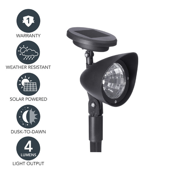 FOCO SOLAR LED 4LUM