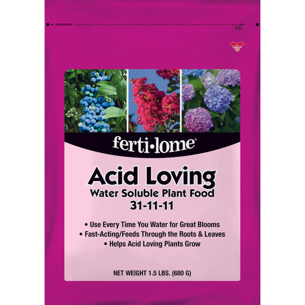 Fertilizante granulado Ferti-Lome para plantas de azalea, camelia y rododendro, 1,5 lb (paquete de 12)