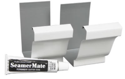 Cerradora de aluminio con Seamermate, blanca, paquete de 2.
