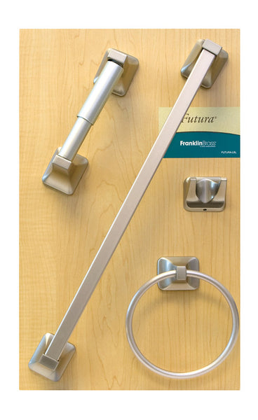 Franklin Brass Display Board Futura 12 In. W X 18 In. H Satin Nickel Bath Accessories