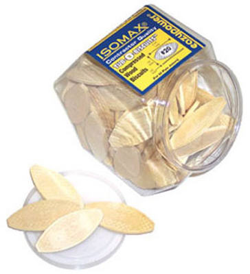 Galletas de madera comprimida, n.º 20, paquete de 75.