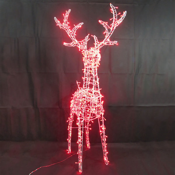 LED REINDEER RED 52"H