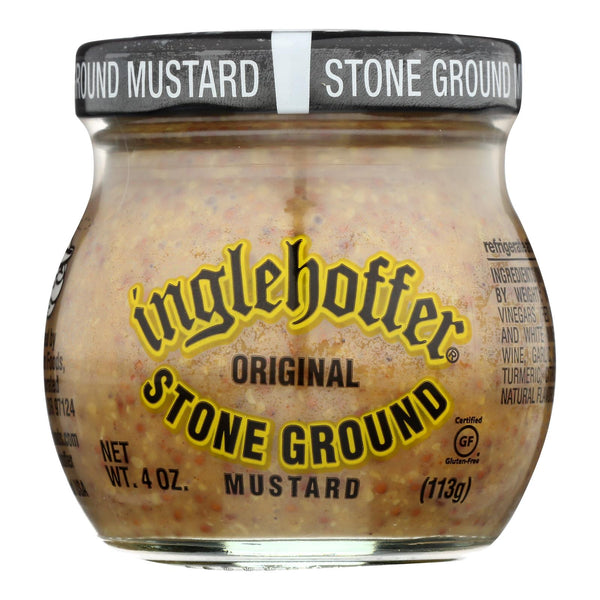 Inglehoffer - Mustard - Stone Ground - 4 oz - case of 12