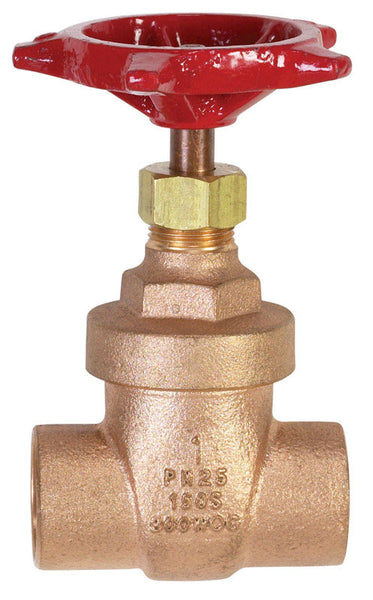 BK Products ProLine 1 in. Sweat Brass Gate Valve