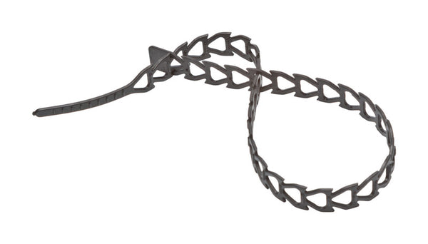 Gardner Bender 12 in. L Black Flexstrap 12 pk