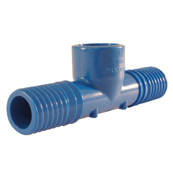 Apollo Blue Twister 3/4 in. Insert in to X 3/4 in. D Insert Acetal Tee 1 pk