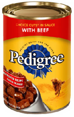Alimento enlatado para perros Choice Cuts, carne de res, lata de 22 oz (paquete de 12)