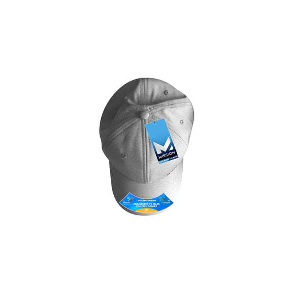 Gorra Mission Cooling Performance de aleación gris jaspeado, talla única