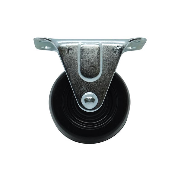 Shepherd Hardware 2 in. D Soft Rubber Rigid Caster 90 lb 1 pk