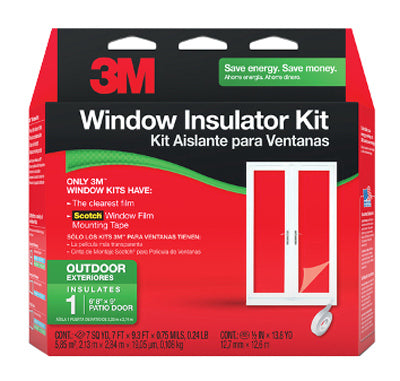 Kit de aislante para puerta de patio exterior de 84 x 112 pulgadas