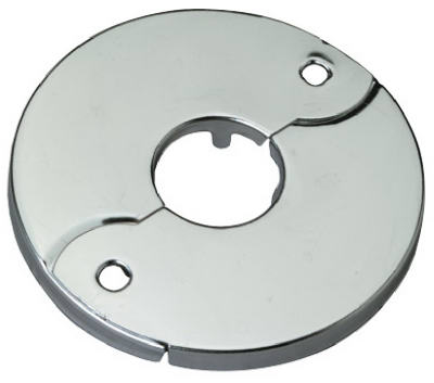 Brida dividida para piso/techo, latón cromado, 1/2 pulg. de IP x 3/4 pulg. de DE (paquete de 5)