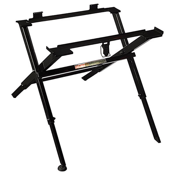 Milwaukee Steel 17.75 in. L x 20.5 in. H x 23 in. W Folding Table Saw Stand Black 1 pc.