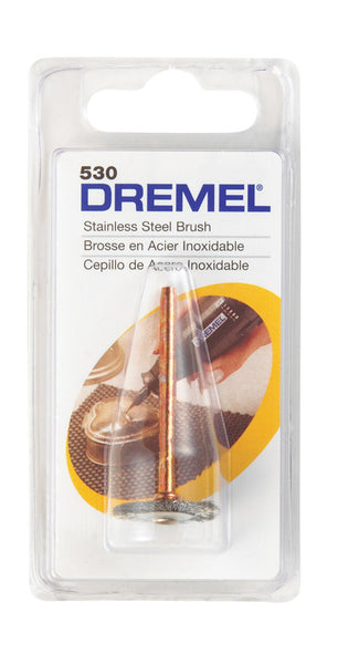 Cepillo de acero inoxidable Dremel 530