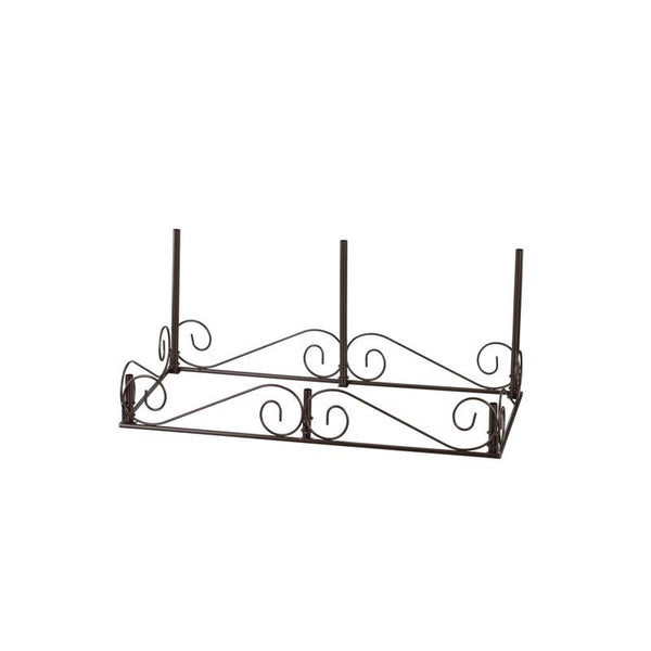 Regal Art & Gift Brown Outdoor Garden Stake Display Rack Metal (Pack of 2)
