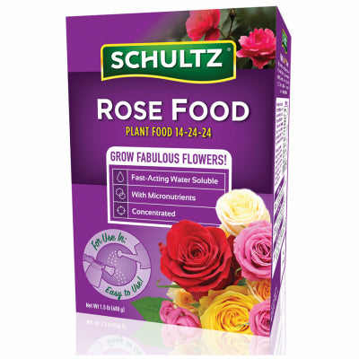 Alimento para plantas de rosas, fórmula 14-24-24, 1,5 lb (paquete de 6)