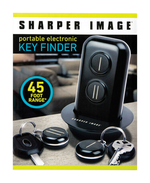 Merchsource Metal/Plastic Black/Silver Key Finder with 2-Button Cell Batteries