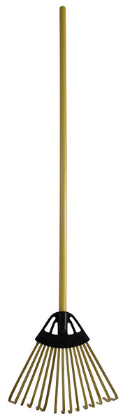Flexrake Cfp10 10" Deluxe Reinforced Bamboo Rake With 36" Hardwood Handle