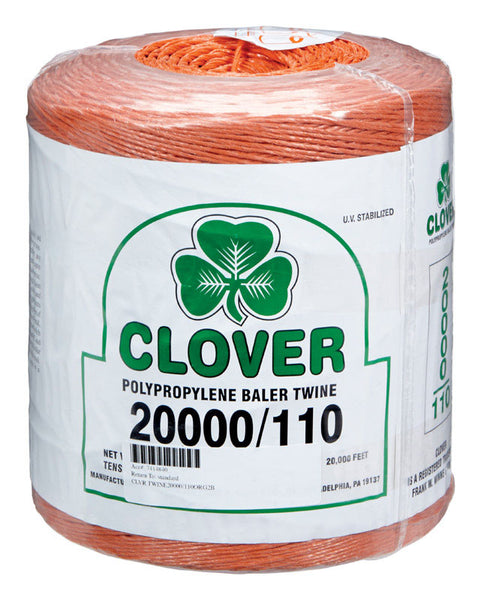Clover 20000 ft. L Orange Poly Twine