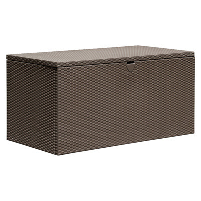 Deck Box, Metal, Espresso, 4'4" x 2'3" x 2'2"