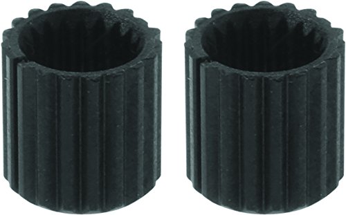 Adaptador de estrías de plástico negro Kohler para válvulas de giro de grifo de 1/4 pulg. de ancho