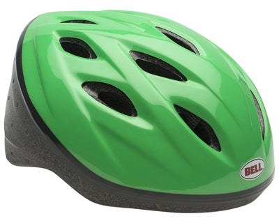 Casco de bicicleta para niños, color verde