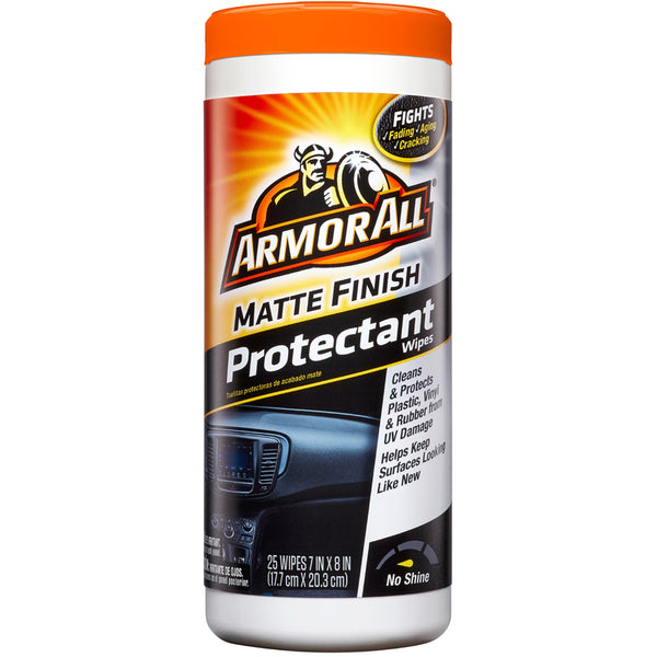 Armor All Matte Finish Plastic/Vinyl Protectant Wipe 25 wipes