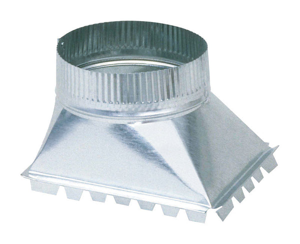 Imperial Manufacturing Side Take Off Adjustable 6 " Dia. Galvanized 90 Deg. 30 Ga (Pack of 6)